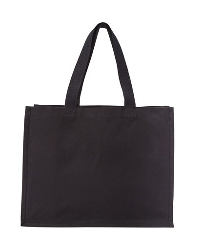 Recycled premium canvas stand-up shopper RL675