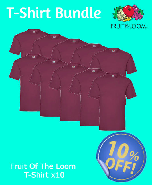 Fruit Of The Loom T-Shirt Bundle