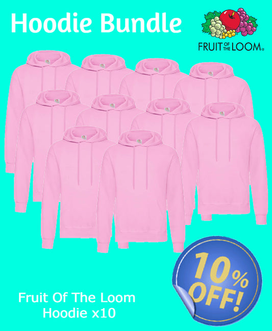 Fruit Of The Loom Hoodie Bundle