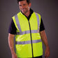 Hi-vis reversible fleece bodywarmer YK041