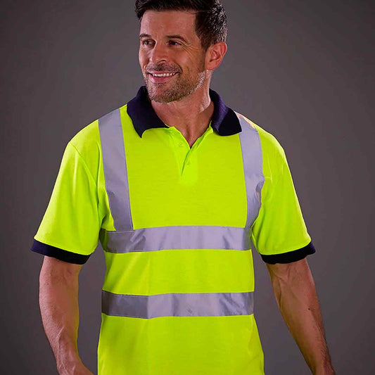 Hi-vis short sleeve polo YK020