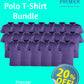 MEGA Premier Polo T-Shirt bundle