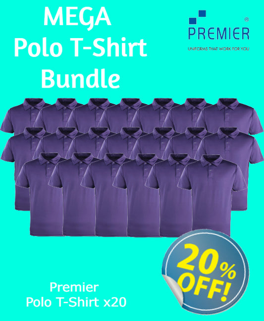 MEGA Premier Polo T-Shirt bundle