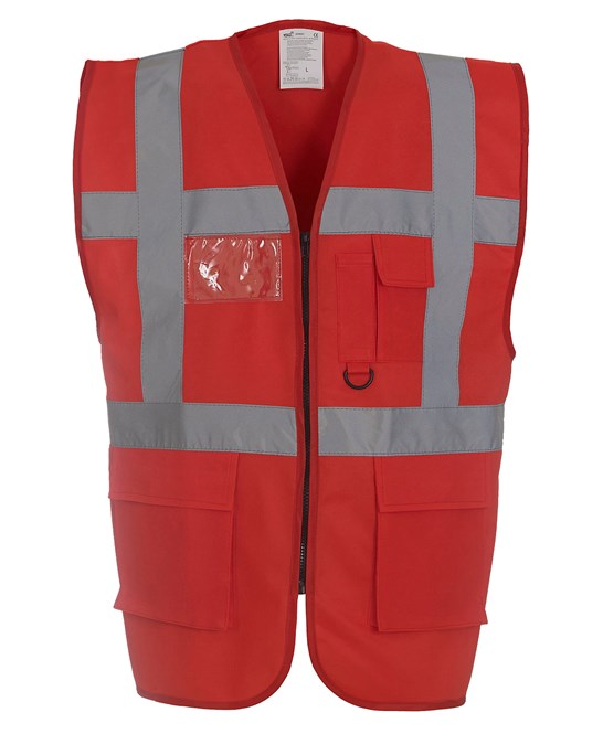 Multifunctional executive hi-vis waistcoat YK002