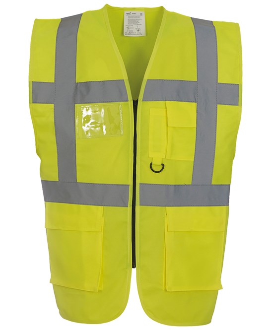 Multifunctional executive hi-vis waistcoat YK002